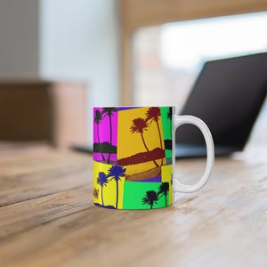 Diamond Head Palms PopArt Mug