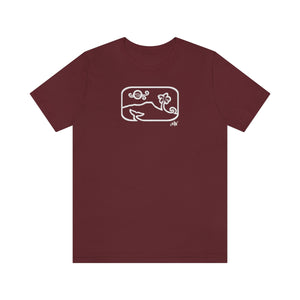 Unisex Tee: Diamond Head Dancing Whale