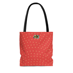 Diamond Head Palms Comic Tote_Red