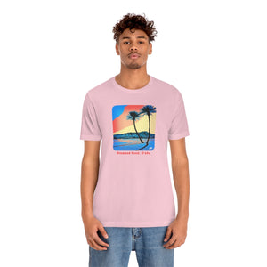 Unisex Tee: Diamond Head Palms Comic