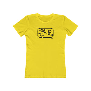 Women's Tee: Diamond Head Dancing Whale