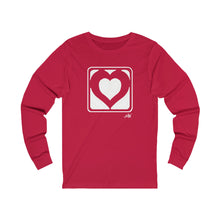 Load image into Gallery viewer, Unisex Long Sleeve Tee: Hearts_Front Print
