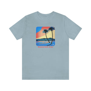 Unisex Tee: Diamond Head Palms Comic