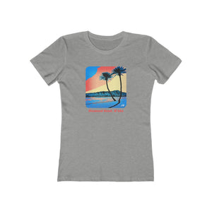 Women's Tee: Diamond Head Palms Comic