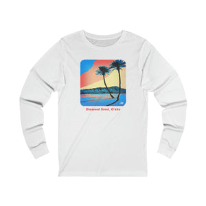 Unisex Long Sleeve Tee: DH Palms Comic_Front Print