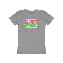 Load image into Gallery viewer, Women&#39;s Tee: Diamond Head Dancing Whale in Color
