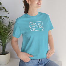 Load image into Gallery viewer, Unisex Tee: Diamond Head Dancing Whale
