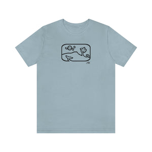 Unisex Tee: Diamond Head Dancing Whale