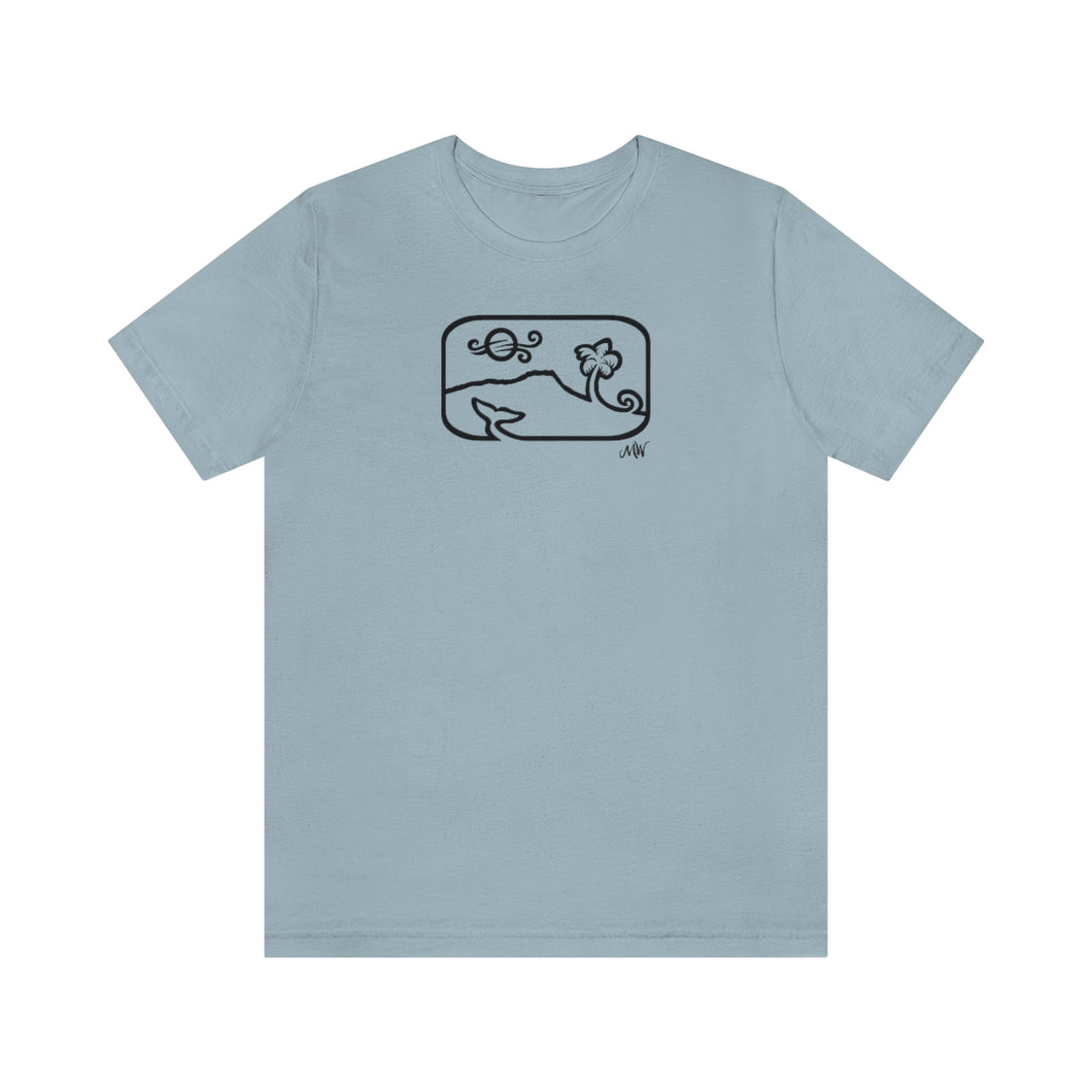 Unisex Tee: Diamond Head Dancing Whale