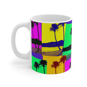 Diamond Head Palms PopArt Mug