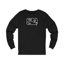 Load image into Gallery viewer, Unisex Long Sleeve Tee: DH Dancing Whale_Front Print
