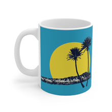 Load image into Gallery viewer, Diamond Head Palms Sunset_Torquiose
