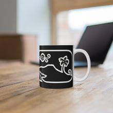 Load image into Gallery viewer, Diamond Head Dancing Whale Mug_Black
