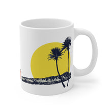 Load image into Gallery viewer, Diamond Head Palms Sunset_White
