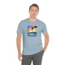 Load image into Gallery viewer, Unisex Tee: Diamond Head Palms Comic
