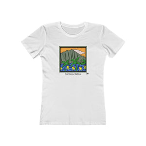 Women's Tee: Koolau Morning