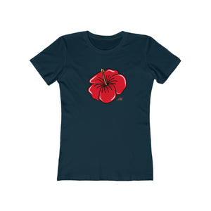 Women's Tee: Hibiscus