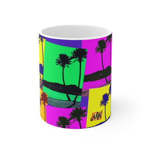 Diamond Head Palms PopArt Mug