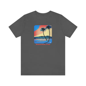 Unisex Tee: Diamond Head Palms Comic