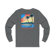 Load image into Gallery viewer, Unisex Long Sleeve Tee: DH Palms Comic_Front &amp; Back Print
