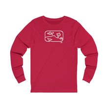 Load image into Gallery viewer, Unisex Long Sleeve Tee: DH Dancing Whale_Front Print
