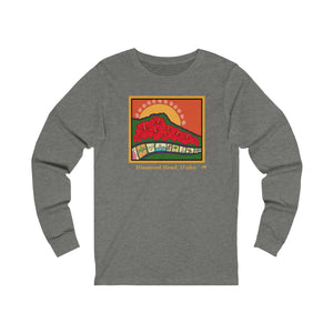 Unisex Long Sleeve Tee: DH Sunrise_Front Print