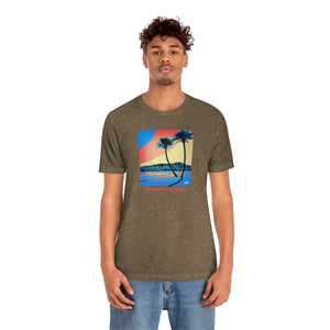 Unisex Tee: Diamond Head Palms Comic