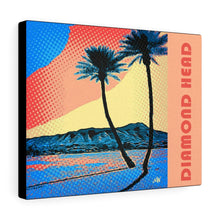 Load image into Gallery viewer, Diamond Head Palms Comic on Canvas - 3 sizes
