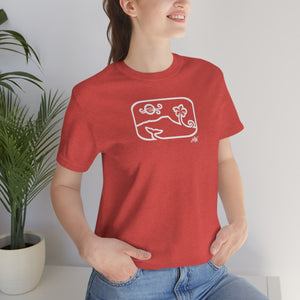 Unisex Tee: Diamond Head Dancing Whale