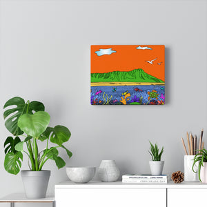 Diamond Head Ocean Life on Canvas - 3 sizes