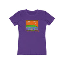 Load image into Gallery viewer, Women&#39;s Tee: Diamond Head Ocean Life
