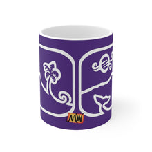 Load image into Gallery viewer, Diamond Head Dancing Whale Mug_Eggplant
