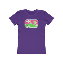 Load image into Gallery viewer, Women&#39;s Tee: Diamond Head Dancing Whale in Color
