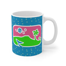 Load image into Gallery viewer, Diamond Head Dancing Whale Sparkle Mug
