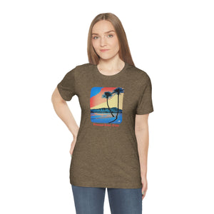 Unisex Tee: Diamond Head Palms Comic