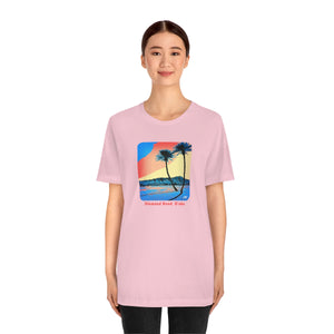 Unisex Tee: Diamond Head Palms Comic