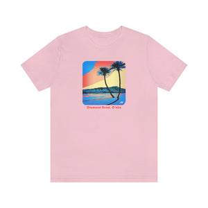 Unisex Tee: Diamond Head Palms Comic