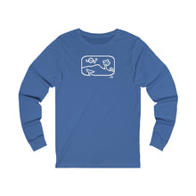 Load image into Gallery viewer, Unisex Long Sleeve Tee: DH Dancing Whale_Front Print
